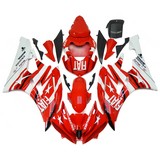 0486 Fairing Yamaha Yzf 600 R6 06 07 Yzf-R6 2006 2007 Fiat White Red